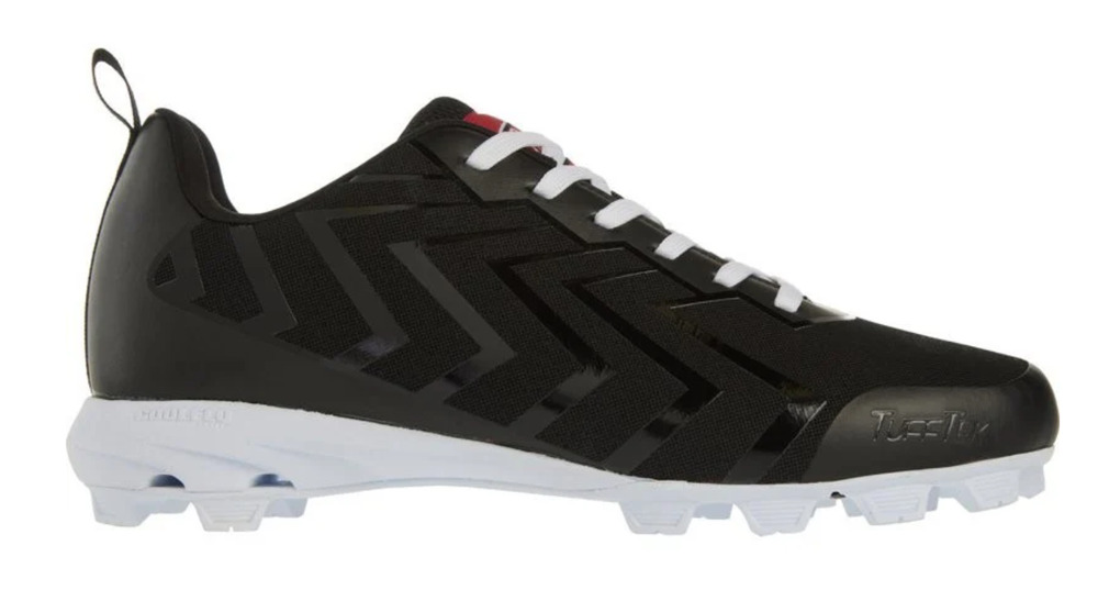 Rawling Mens Savage Low Lace Up Baseball Cleats Size 7.5 Black White NWOB